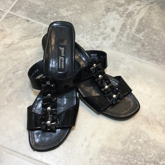 Paul Green Shoes - Paul Green Patent Leather Sandals